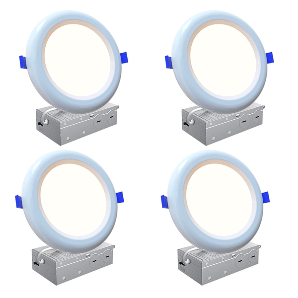 4 Pack Canless Recessed Lighting 6 in