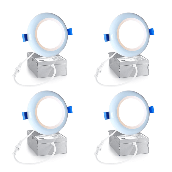 4 Pack Recessed Canless Lighting 4 Inch